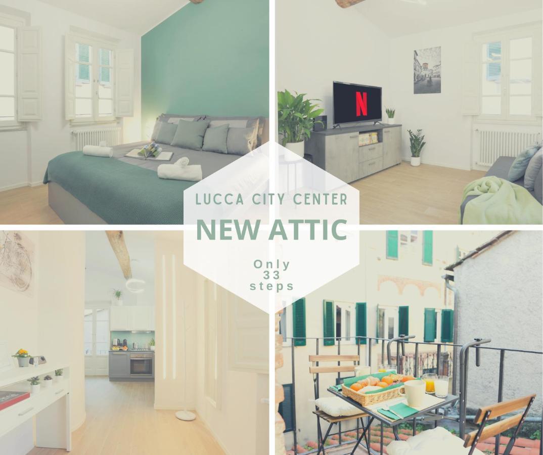 *New Attic*-Lucca Citycenter-Balcony-Netflix Kültér fotó
